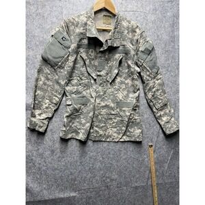 US Army Camouflage‎ Combat Uniform Zip Up Shirt - Small Short- Digital Camo